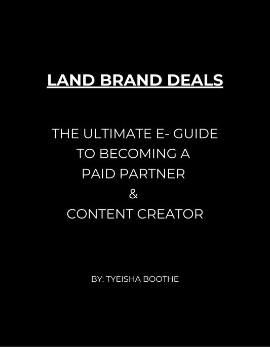 LAND BRAND DEALS STEP-BY-STEP E-GUIDE